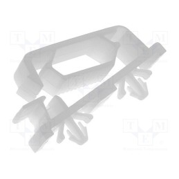 50 pcs : TFCCA-25-01 - Snap handle, polyamide, natural, for ribbon cables fastening