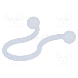 100 pcs : TL-450-01 - Cable clips, 10.2÷12.7mm, polyamide, natural, Cable P-clips