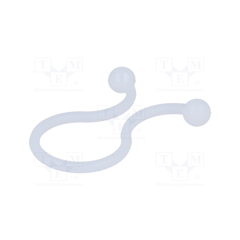 50 pcs : TL-600-01 - Cable clips, 14÷16.5mm, polyamide, natural, Cable P-clips