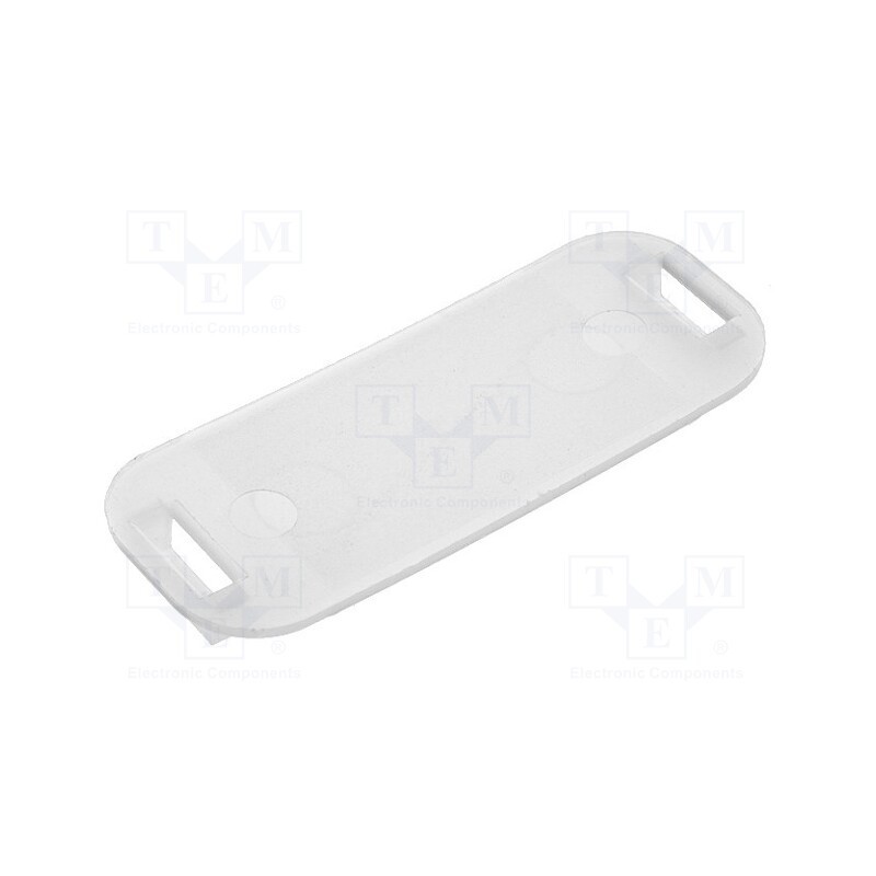 50 pcs : WIT-MK-1 - Label, polyamide, natural, leaded, cable ties 4.8 mm width