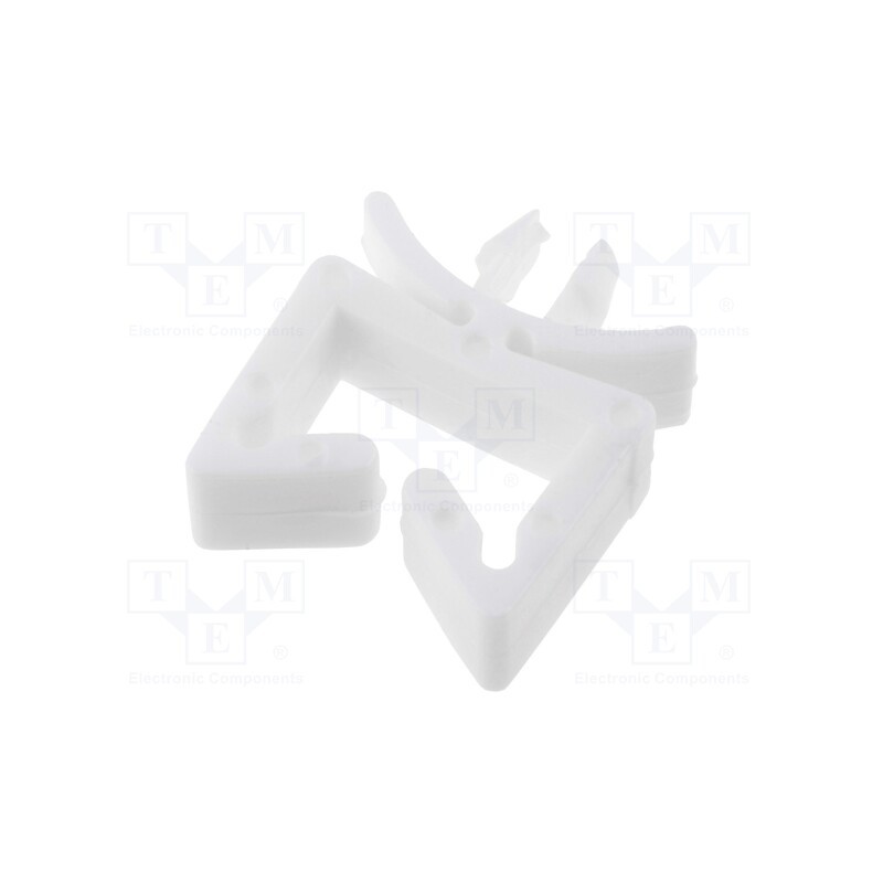50 pcs : WS-1-19 - Snap handle, polyamide, natural, UL94V-0, Mounting hole: Ø4.75mm