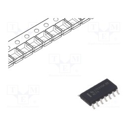 20 pcs : SN74AC74DR - IC: digital, D flip-flop, Ch: 2, CMOS, SMD, SO14, , AC, 20uA