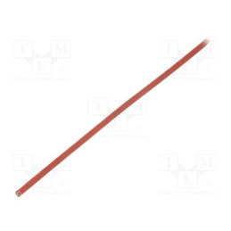 50 m : SCS4KV 1.0 RB 10 - Insulating tube, fiberglass, brick red, -60÷250°C, Øint: 1mm