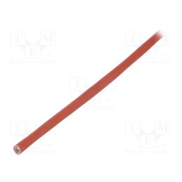 50 m : SCS4KV 2.5 RB 10 - Insulating tube, fiberglass, brick red, -60÷250°C, Øint: 2.5mm