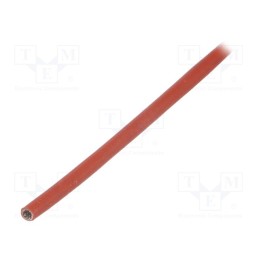 50 m : SCS4KV 3.5 RB 10 - Insulating tube, fiberglass, brick red, -60÷250°C, Øint: 3.5mm