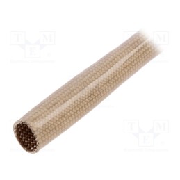 50 m : SEP5KV-0,5-LBR-10 - Insulating tube, fiberglass, beige, -30÷155°C, Øint: 0.5mm, L: 10m
