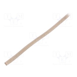 50 m : SEP5KV-1,5-LBR-10 - Insulating tube, fiberglass, beige, -30÷155°C, Øint: 1.5mm, L: 10m