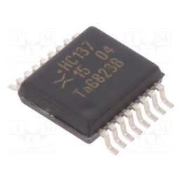 10 pcs : 74HC137DB,112 - IC: digital, 3 to 8 line,decoder,demultiplexer, CMOS, SMD, SSOP16