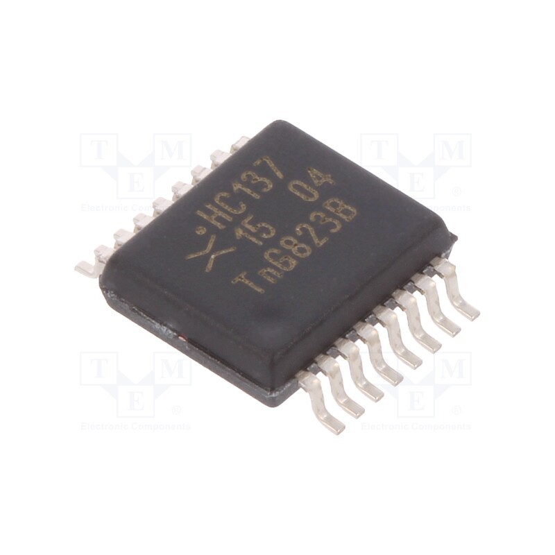 10 pcs : 74HC137DB,112 - IC: digital, 3 to 8 line,decoder,demultiplexer, CMOS, SMD, SSOP16