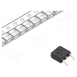 10 pcs : LF50ABDT-TRY - IC: voltage regulator, LDO,linear,fixed, 5V, 0.5A, DPAK, SMD, ±1%