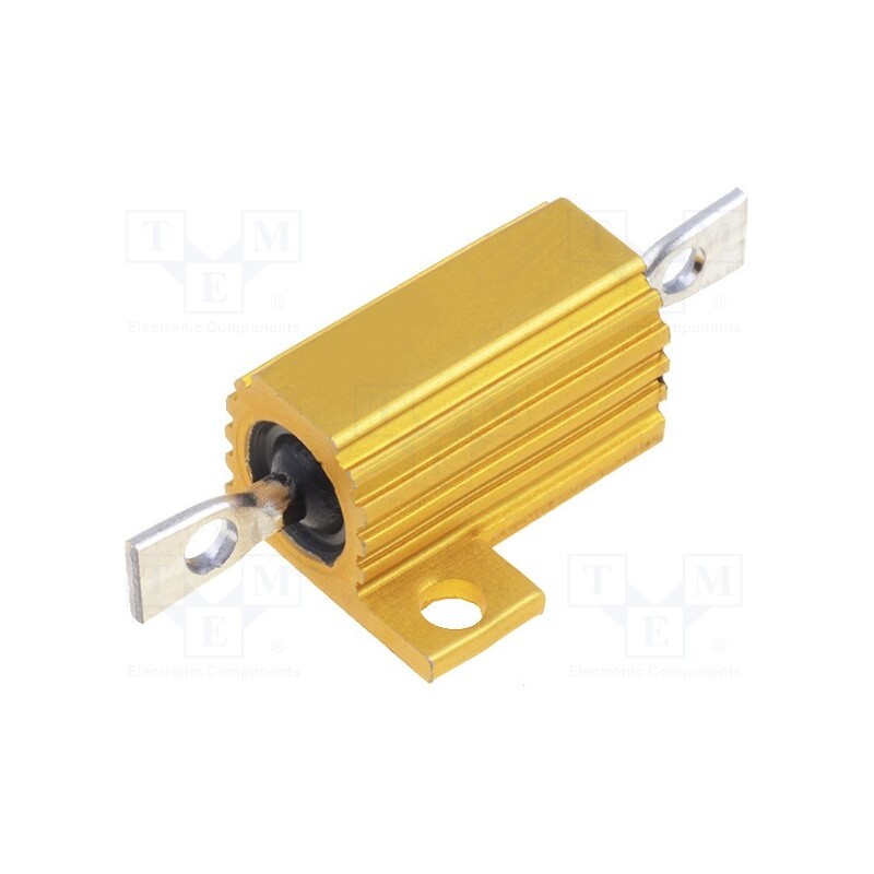 10 pcs : HS10 15R J - Resistor: wire-wound, with heatsink, screw, 15Ω, 10W, ±5%
