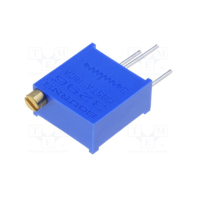 10 pcs : 3296Y-1-104LF - Potentiometer: mounting, multiturn, 100kΩ, 500mW, THT, ±10%, linear