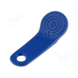 10 pcs : - Pellet memory holder in a keychain, blue