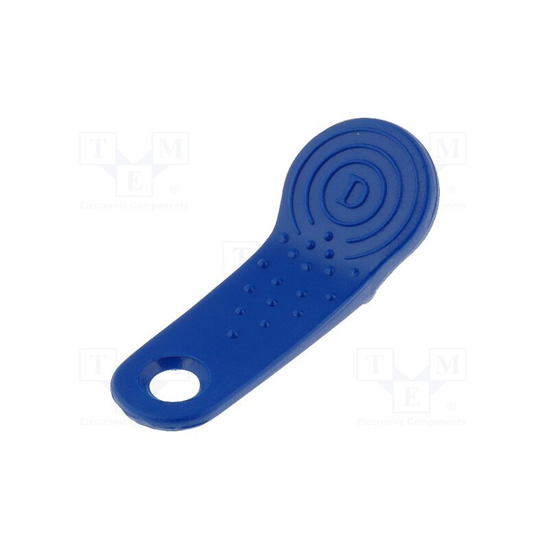 10 pcs : - Pellet memory holder in a keychain, blue