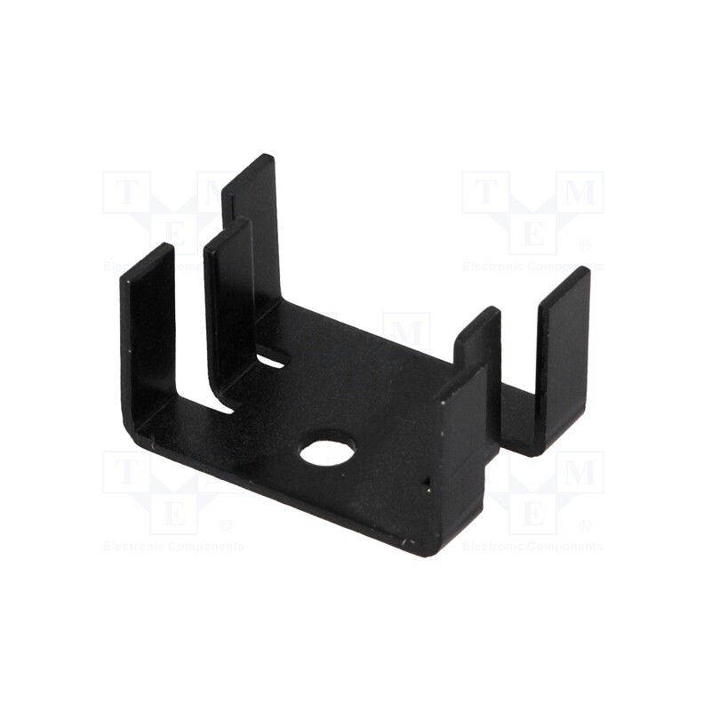 10 pcs : FK213SA32 - Heatsink: moulded, SOT32, black, L: 18mm, W: 25.4mm, H: 13mm, 21K/W