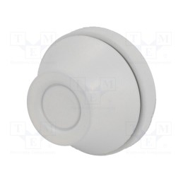 10 pcs : FEM 19-28 - Grommet, EPDM, grey, Panel thick: 1÷4mm, Øcable: 19÷28mm, Size: M40