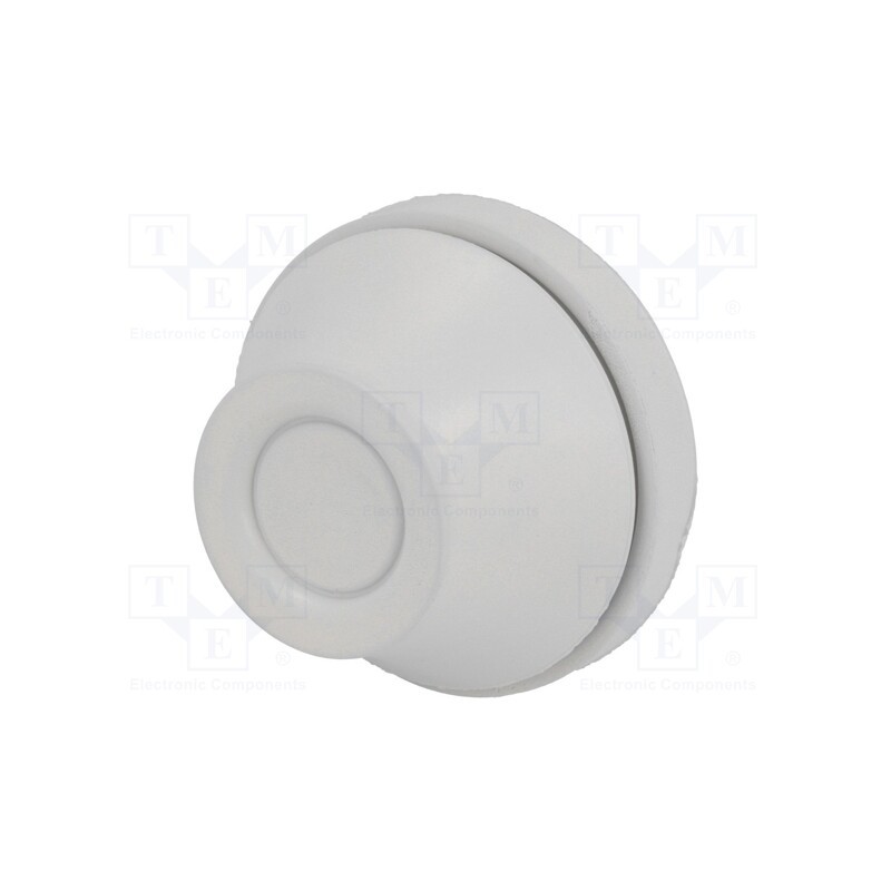 10 pcs : FEM 19-28 - Grommet, EPDM, grey, Panel thick: 1÷4mm, Øcable: 19÷28mm, Size: M40