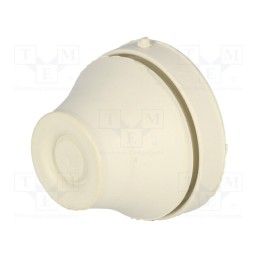 20 pcs : FEM10-14/PG16 - Grommet, EPDM, grey, Panel thick: 1÷4mm, Øcable: 10÷14mm, Size: PG16