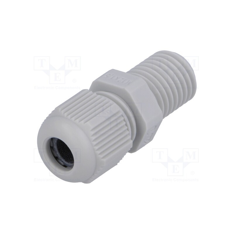 20 pcs : GPA M12-L - Cable gland, with long thread, M12, 1.5, IP68, polyamide, grey