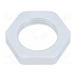 20 pcs : GPA M20B - Nut, M20, polyamide, 27mm, Thread: metric, Pitch: 1.5