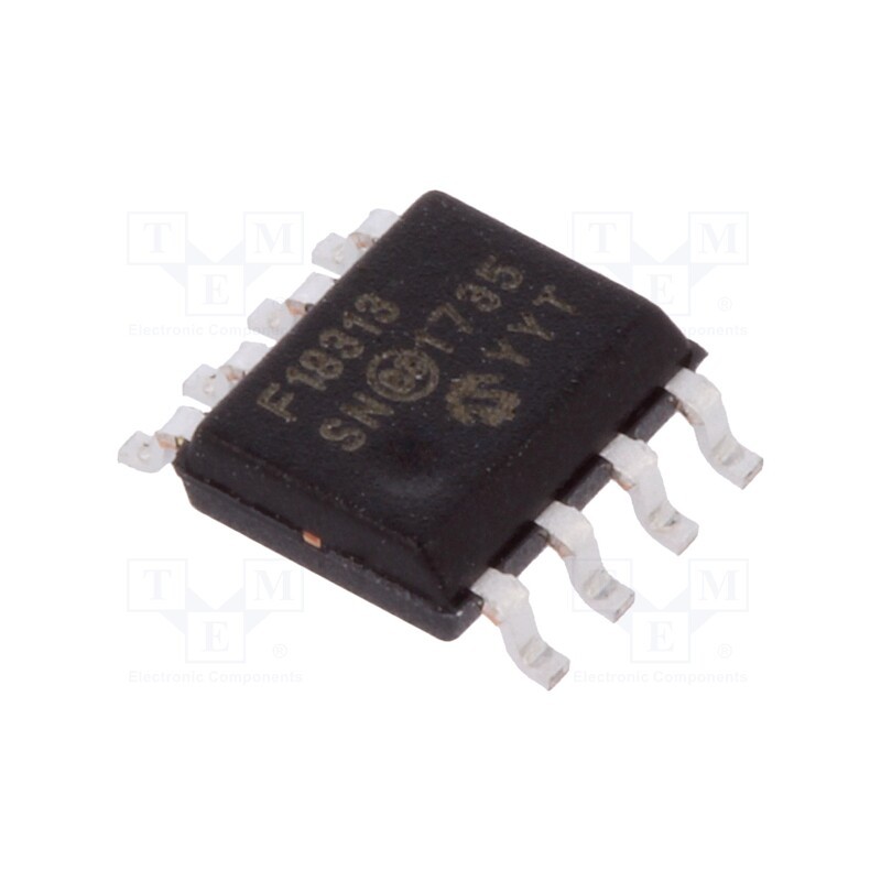 10 pcs : PIC16F18313-I/SN - IC: PIC microcontroller, 3.5kB, 32MHz, 2.3÷5.5VDC, SMD, SO8, PIC16