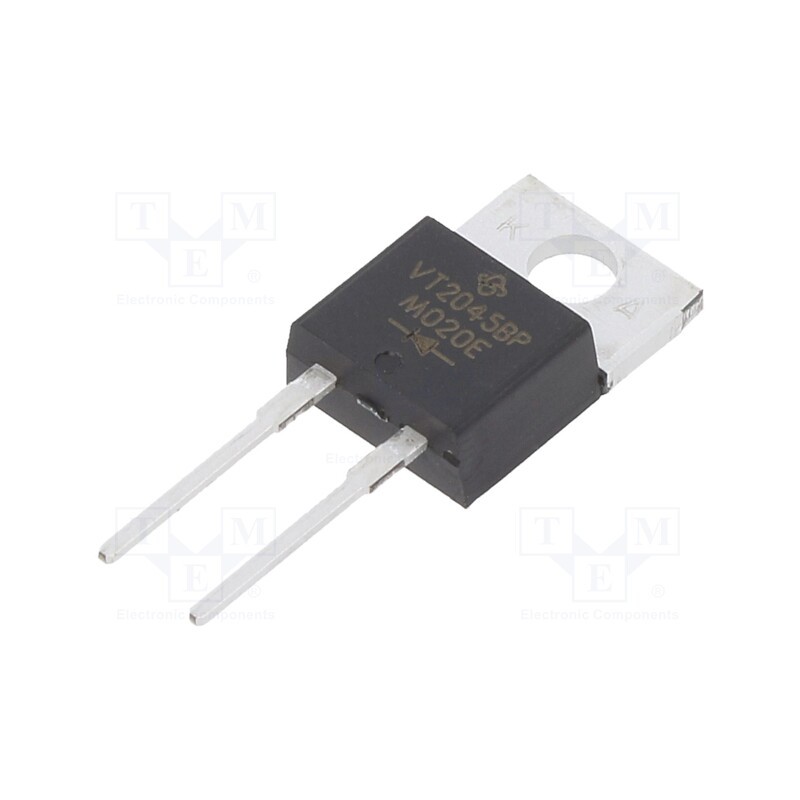 10 pcs : VT2045BP-M3/4W - Diode: Schottky rectifying, THT, 45V, 20A, TO220AC,