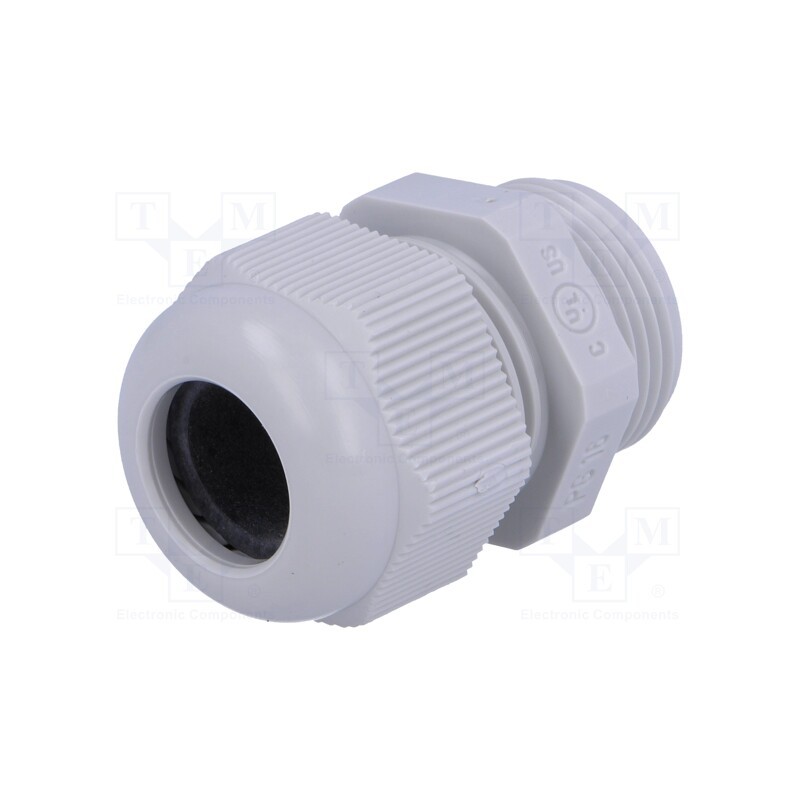 10 pcs : GPA PG16 - Cable gland, PG16, IP68, polyamide, grey