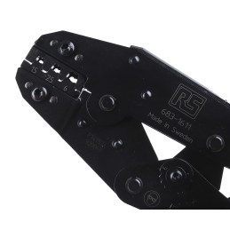 1 pcs - RS PRO Hand Ratcheting Crimp Tool for Crimp Contacts, 0,5 - 6mm² Wire