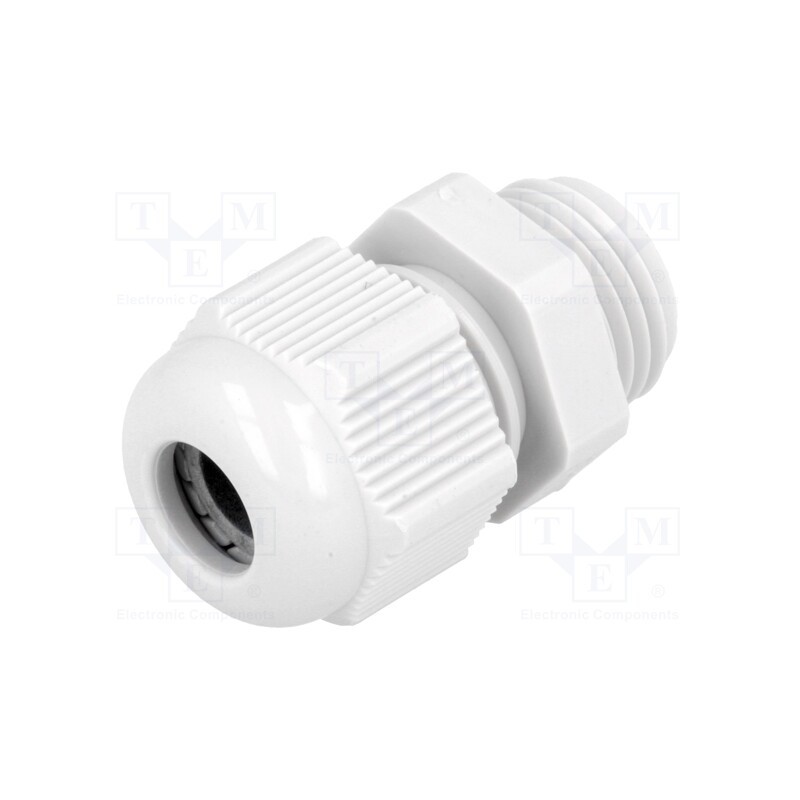 20 pcs : GPA PG9 - Cable gland, PG9, IP68, polyamide, grey