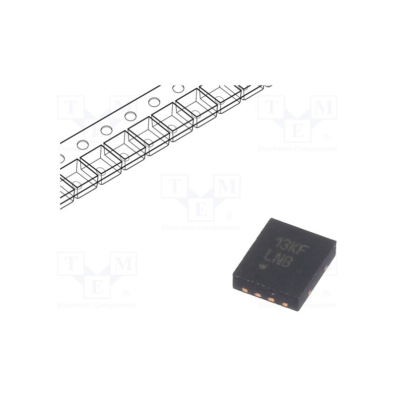 10 pcs : LP3982ILDX-1.8/NOPB - IC: voltage regulator, LDO,fixed, 1.8V, 300mA, WSON8, SMD, -40÷85°C