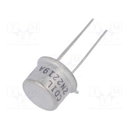 10 pcs : 2N2219A - Transistor: NPN, bipolar, 40V, 0.8A, 0.8/3W, TO39, 4dB