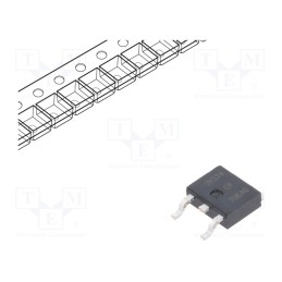 10 pcs : MCR706AT4G - Thyristor, 400V, Ifmax: 4A, 2.6A, Igt: 25mA, DPAK, SMD,