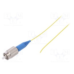 10 pcs : G-FC-XX-S-002.0-P9-D-09-Y - Optic fiber pigtail, FC/UPC, 2m, Optical fiber: 900um, yellow