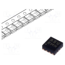 10 pcs : EMC1812T-AE/RW - IC: temperature sensor, digital, -40÷125°C, WDFN8, SMD, 1.62÷3.6V