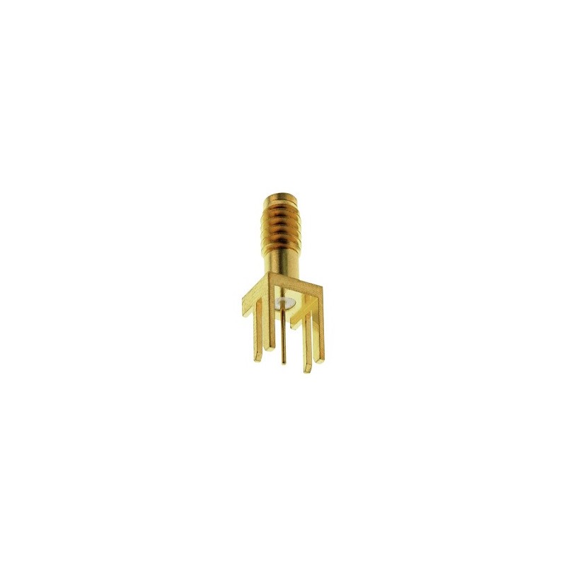 1 pcs - Molex, jack Edge Mount Subminiature Coaxial Connector, Solder Termination, Straight Body