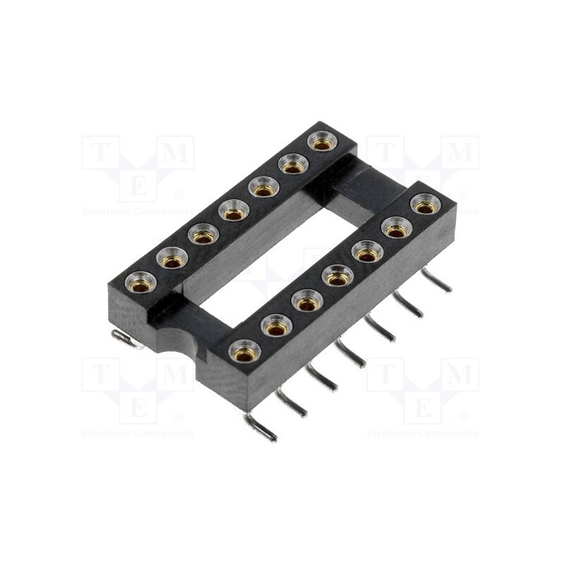 10 pcs : DS1001-02-14N13 - Socket: integrated circuits, DIP14, Pitch: 2.54mm, precision, SMT