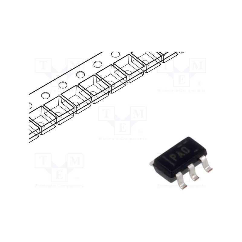 10 pcs : TLV70433DBVT - IC: voltage regulator, LDO,linear,fixed, 3.3V, 0.15A, SOT23-5, SMD