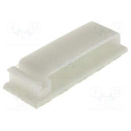 20 pcs : FCA-2 - Self-adhesive cable holder, polyamide, natural, UL94V-2