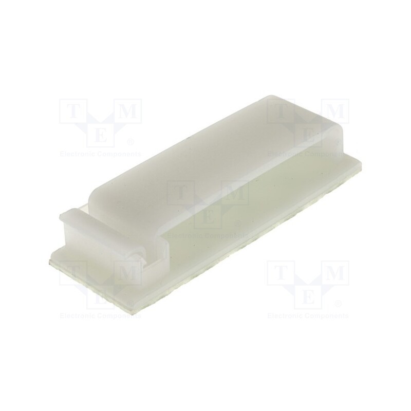 20 pcs : FCA-2 - Self-adhesive cable holder, polyamide, natural, UL94V-2