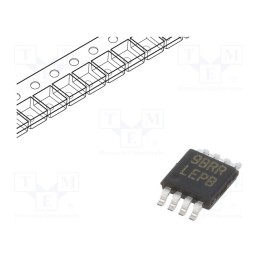 10 pcs : LP3982IMMX-2.5/NOPB - IC: voltage regulator, LDO,fixed, 2.5V, 300mA, VSSOP8, SMD, ±3%