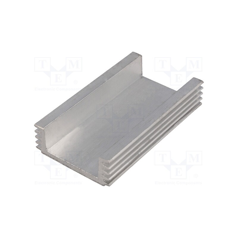 10 pcs : - Heatsink: extruded, L: 70mm, W: 40mm, H: 15mm, 120cm2, Int.width: 28mm