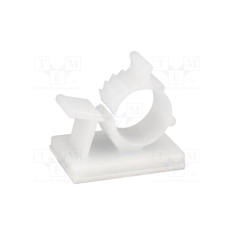 20 pcs : FIX-AWC-1 - Self-adhesive cable holder, 7.9÷10.3mm, polyamide, natural