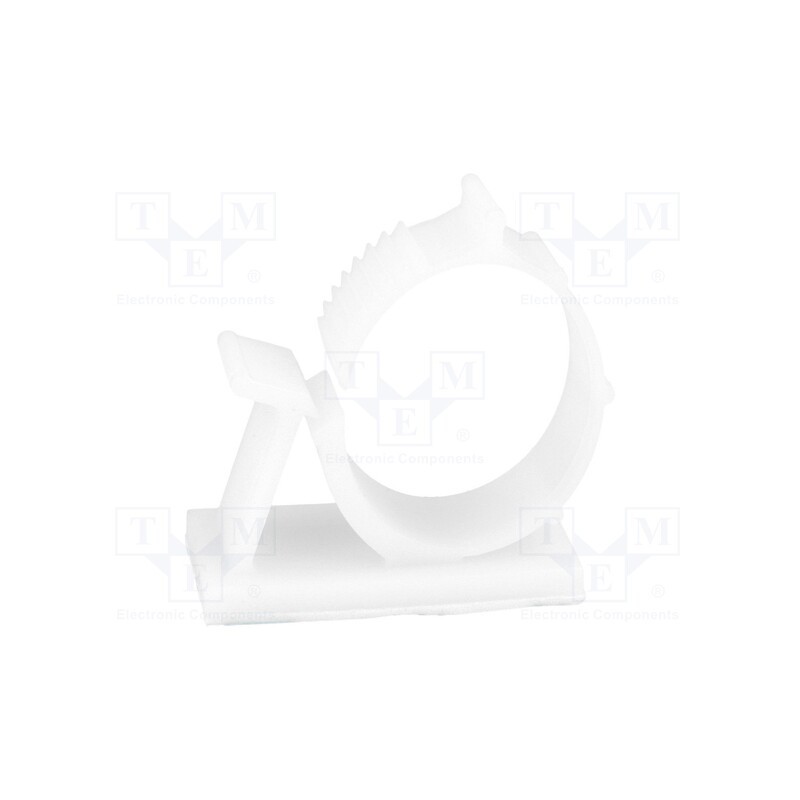 20 pcs : FIX-AWC-4 - Self-adhesive cable holder, 18÷22mm, polyamide, natural, UL94V-2