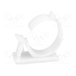 20 pcs : FIX-AWC-5 - Self-adhesive cable holder, 22÷26.5mm, polyamide, natural
