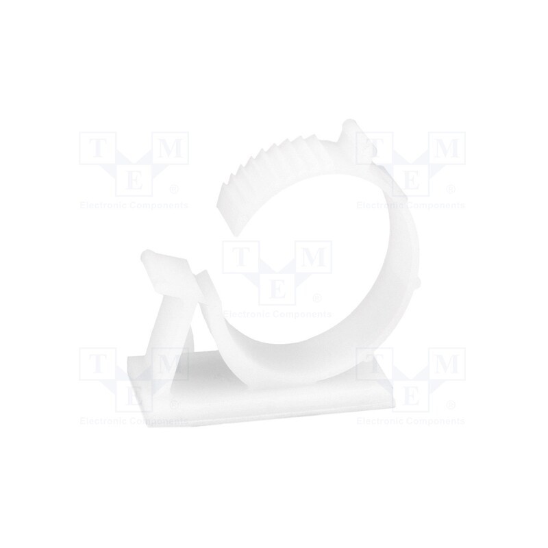 20 pcs : FIX-AWC-5 - Self-adhesive cable holder, 22÷26.5mm, polyamide, natural