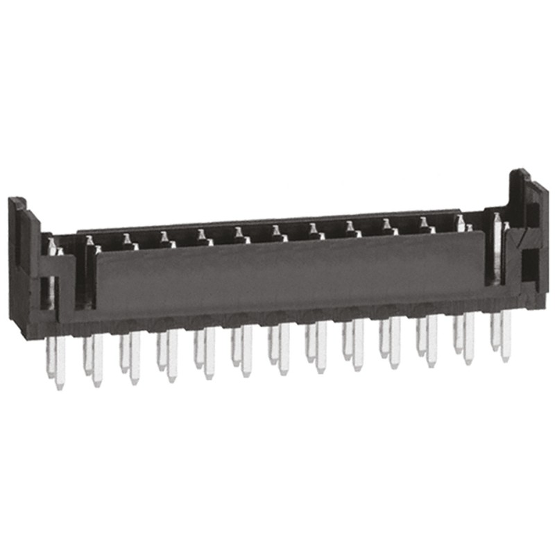 10 pcs - Hirose DF11 Series Straight Through Hole PCB Header, 26 Contact(s), 2.0mm Pitch, 2 Row(s), Shrouded