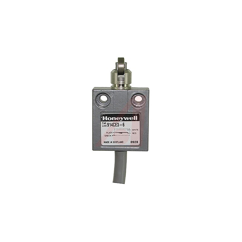1 pcs - Honeywell 14CE, 914CE Series Roller Plunger Limit Switch, NO/NC, IP66, IP67, IP68, SPDT, Die Cast Zinc Housing, 250V ac
