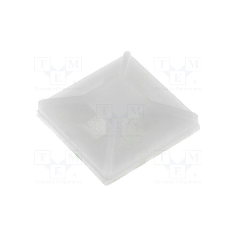 50 pcs : FIX-CM-13 - Holder, self-adhesive, polyamide, UL94V-2, natural, A: 13mm
