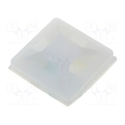 50 pcs : FIX-CM-16 - Holder, screw,self-adhesive, polyamide, UL94V-2, natural, A: 16mm