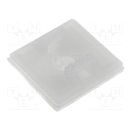 50 pcs : FIX-CM-18 - Holder, screw,self-adhesive, polyamide, UL94V-2, natural, B: 4mm